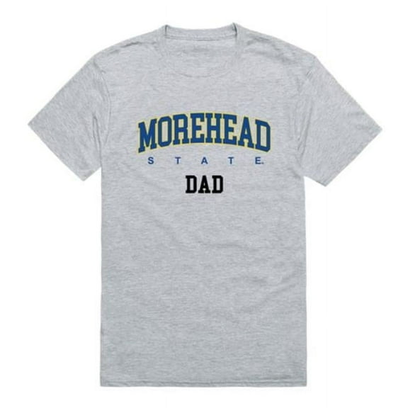 W Republic 548-134-HGY-01 Morehead State University College Dad T-Shirt, Heather Grey - Small