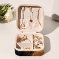 thumbnail image 6 of Sea Lion Travel Portable Square Jewelry Box for Rings Earrings Necklaces Bracelets Girls Women Display Case Holder Organizer Stand Storage Box, 6 of 6