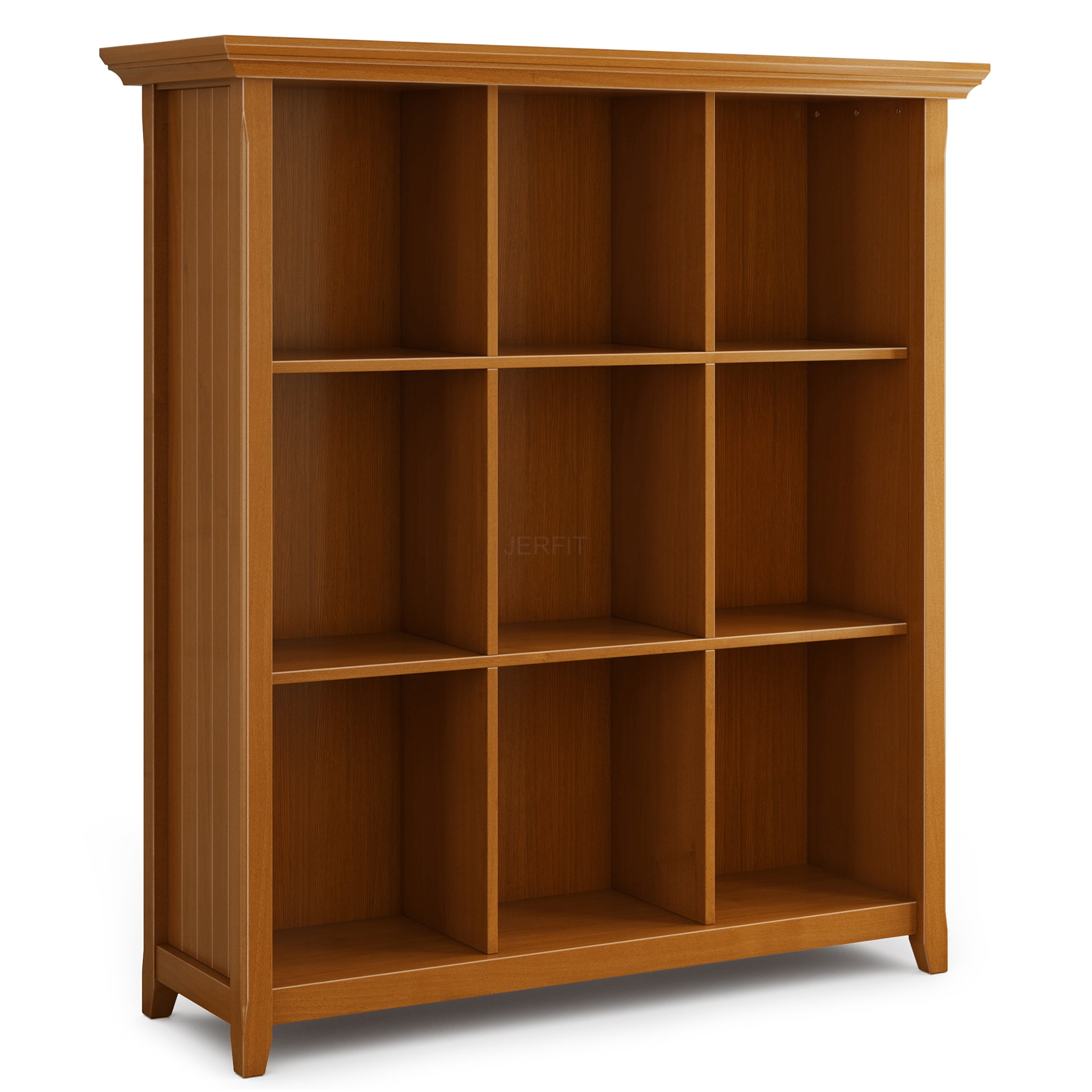JERFIT 79 Inch Modern Computer Desk, Light Brown Wood Grain Writing Desk for Home Office, Spacious Executive Desk with Minimalist Design