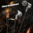thumbnail image 2 of Wired Earphone Stereo In-Ear Headset with Microphone Earbuds 3.5mm for Smart Phone MP3 Laptop PC, 2 of 5