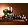 thumbnail image 2 of Grapes with Wine Glass Wall Mural by Wallmonkeys Peel and Stick Graphic (24 in W x 19 in H) WM22901, 2 of 4