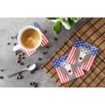 thumbnail image 3 of Carolines Treasures BB2159FC American Flag and Saluki Foam Coaster Set of 4 3 1/2 x 3 1/2 multicolor, 3 of 3