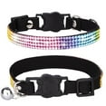 thumbnail image 1 of Adjustable Dog Cat Collar Color  Rhinestone Cat Collar, 1 of 4