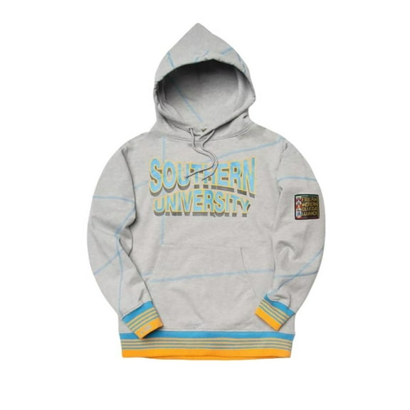AACA Southern University Heavyweight HBCU Pride Hoodie, Men's Retro Pullover with Contrast Stitching