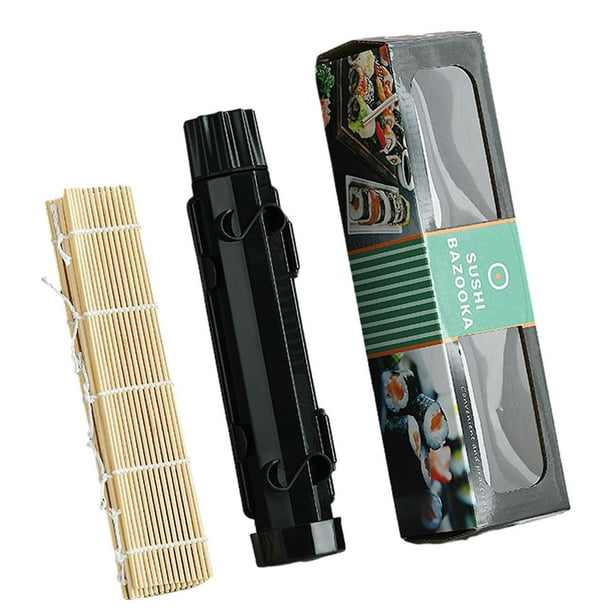 Sushi Tools, Sushi Kit with Bamboo Sushi Rolling Mat for Beginner, Home DIY Sushi Making Mold Set for Vegetable Meat Roll