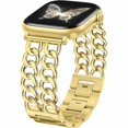 thumbnail image 1 of wonima44 Metal Band Compatible with Apple Watch Bands for Women 40mm 38mm 41mm 42mm 44mm 45mm 46mm 49mm, Stylish Adjustable Steel Chain Link Bracelet for iWatch Series 11 10 SE Ultra 9 8 7 6 5 4 3 2 1, 1 of 1
