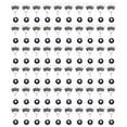 thumbnail image 1 of Kuymtek Juego 60 Uds 10 Tapones Goma para Frijoles Espaciales para Pesca Carpa (cilindro L), 1 of 7