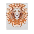 thumbnail image 5 of Lion Face Boho Blackout Curtain Panels 63x55in Drapes Privacy Assured for Living room Bedroom Bathroom 2 panels set, 5 of 5