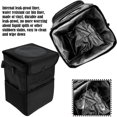 thumbnail image 4 of Cubo De Basura Para Coche Con Tapa Y Bolsillos De Almacenamiento Cubo De Basura Para Coche A Prueba De Fugas Cubo De Basura Para Coche Plegable Portátil Multiusos Muyoka Hogar, 4 of 7