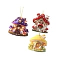 thumbnail image 4 of 3 piezas de dijes para bolsas, dijes de de Pascua, decoración, encantadores dijes para mochila, dijes para coche para bolsas de Halloween, 4 of 9