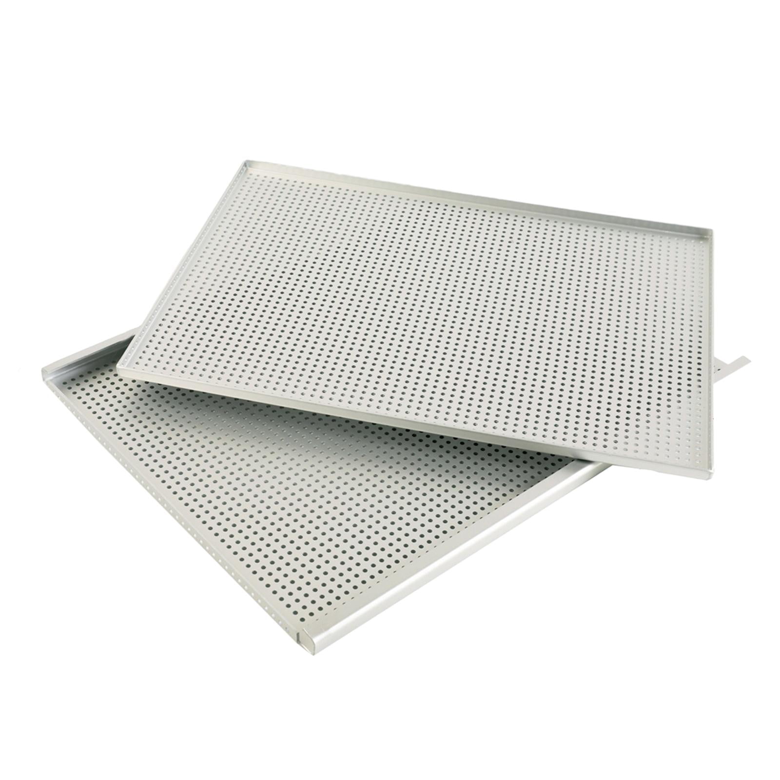 TISHITA 2x Oven Baking Sheet Puff Pastry Baking Tray Easy Clean Sturdy Cake Pan Baking Tool Millefeuille Baking Pan Baking Pan for Bread