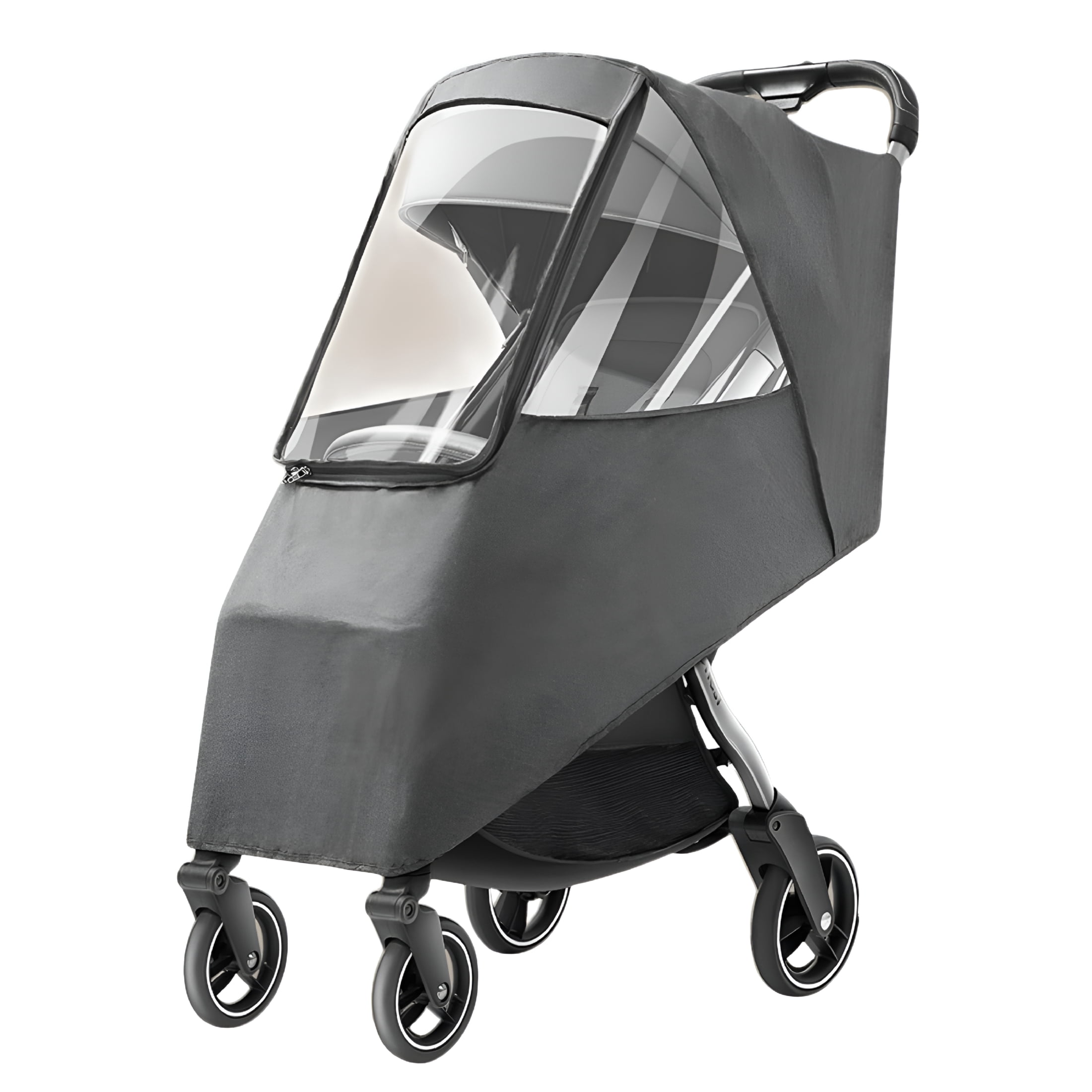 LADYGYM 2026 New Baby Stroller Cold Weather Shield,Winter Universal Windproof Stroller Rain Cover Protection Travel Baby Pram Rain Cover Pushchairs Accessories Dust Snow Protection Weather Shield