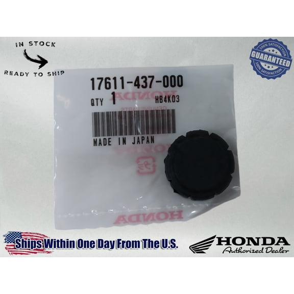 Honda Genuine OEM Authentic Gas Fuel Tank Rubber 17611-437-000