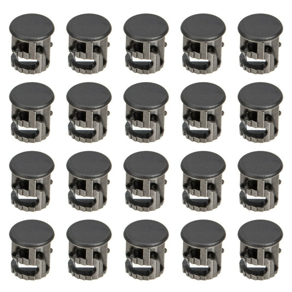 OUNONA  100 Sets Cabinet Connecting Fastener Cam Locks for Furniture Assortment Kit Fasteners Black