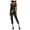 black, variant on n:philanthropy Womens World Tie-Dye Jumpsuit, Black, Large