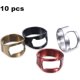 thumbnail image 3 of 10 Pieces Ring Bottle Opener Stainless Steel Beer Bottle Opener Colorful Finger Bottle Opener For Party Family Gift Supplies, 3 of 4