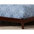 thumbnail image 6 of AFI Orlando Queen Low Profile Wood Platform Bed Frame with Panel Headboard, Walnut, 6 of 7