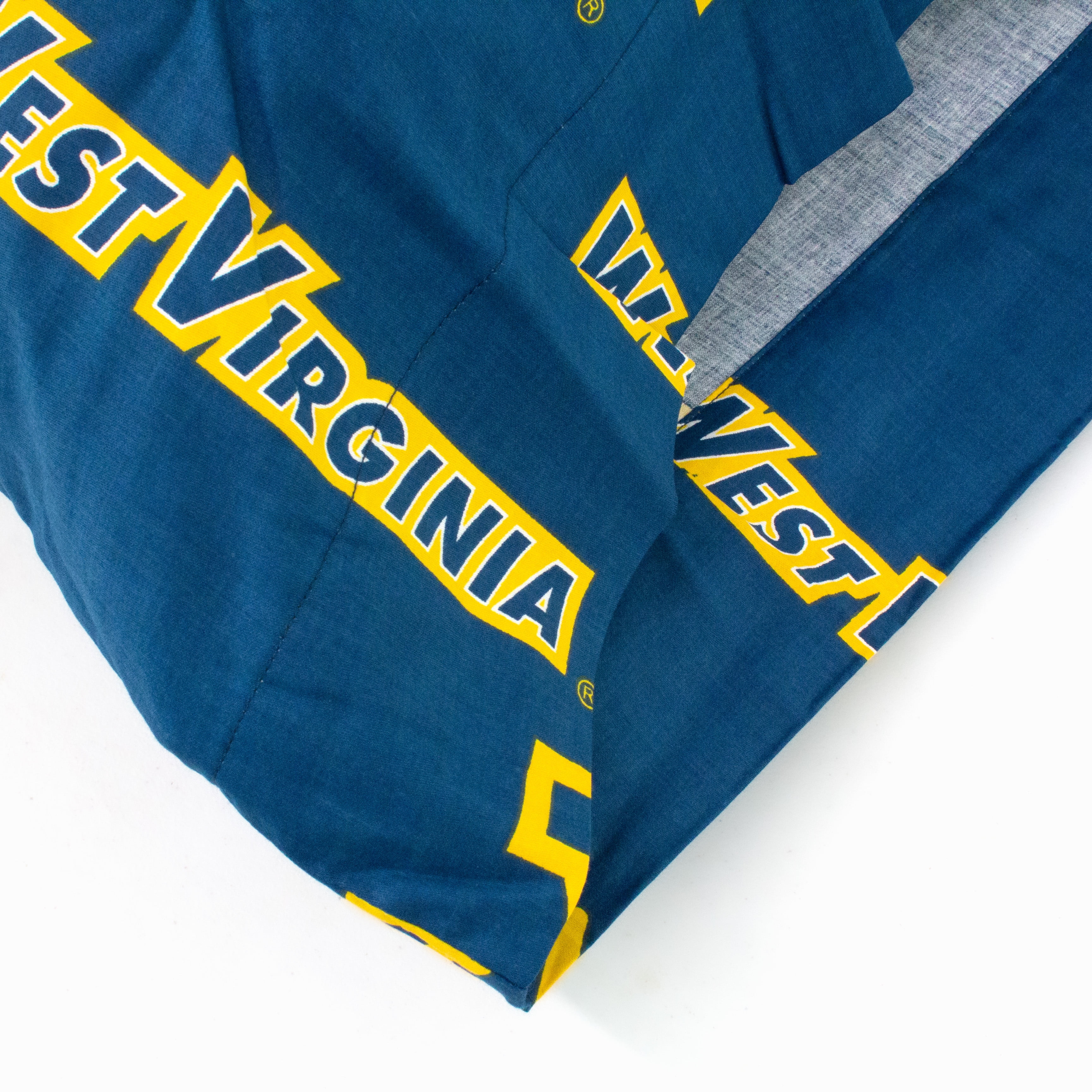 West Virginia Mountaineers Pillowcase Pair, Standard, 20" x 30" (2 Standard Pillowcases)