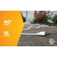 Yard Master 992382 16/3 40' White Outdoor Patio Extension Cord