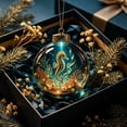 thumbnail image 3 of suore Christmas Tree Decor, 3.1in Christmas Ball Ornaments, Underwater Sea Organism Hanging Baubles, Christmas Ball for Nautical Style Xmas Tree Home Indoor Decor, Christmas Gifts, 3 of 7