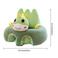thumbnail image 6 of Baby Sofa Chair Cartoon Animals Baby Seat with Leg Holes Handles Non-Slip Bottom Sofa Chair with Back Support for Infants Sitting Up, 6 of 8