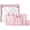 Pink Gaze, variant on Bliss Travel Bottles TSA-Approved Travel Size Essentials Kit Toiletries Bottles 10 Piece Set