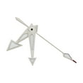 thumbnail image 2 of WATCH HAND BROAD ARROW FOR 42MM OMEGA SEAMASTER ETA 2892-2 2824-2 2836-2 SILVER, 2 of 2
