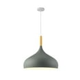 thumbnail image 1 of Wood Metal Colorful Pendant Lamp, Creative Ceiling Pendant Light Fixture, Modern Pendant Lighting, Farmhouse Pendant Light for Over Kitchen Island Dining Room Table Bar Entrance Cafe, 1 of 7