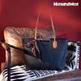 thumbnail image 5 of Montana West Tote Bags for Women Medium Top Handle Handbags with Scarf, Black, 5 of 7