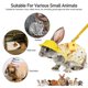 thumbnail image 3 of Small Animal Clothes Set Cute Banana Pattern Harness Leash Mini Hat Bag Rabbit Brooch for Guinea Pig Ferret, 3 of 4