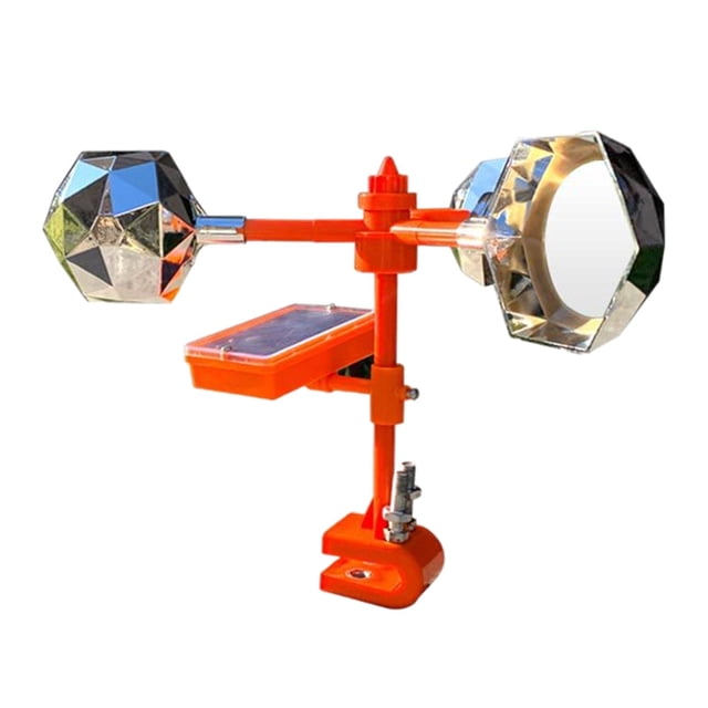 Dispositivo para aves de 360 degree, ahuyentador reflectante de cuervos para herramientas de cría de palomas, estanques, A
