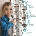 thumbnail image 3 of Blackout Kids Curtains,Red Mushroom Plant Light Pattern Childrens Insulated Curtains Set Of 2,Bedroom Essentials,Toddler Room Decor 52"x84", 3 of 5
