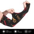thumbnail image 3 of Haiem Hot Chili UV Protection Cooling Arm Sleeves for Men and Women UPF 50 Sun Sleeve, 3 of 8
