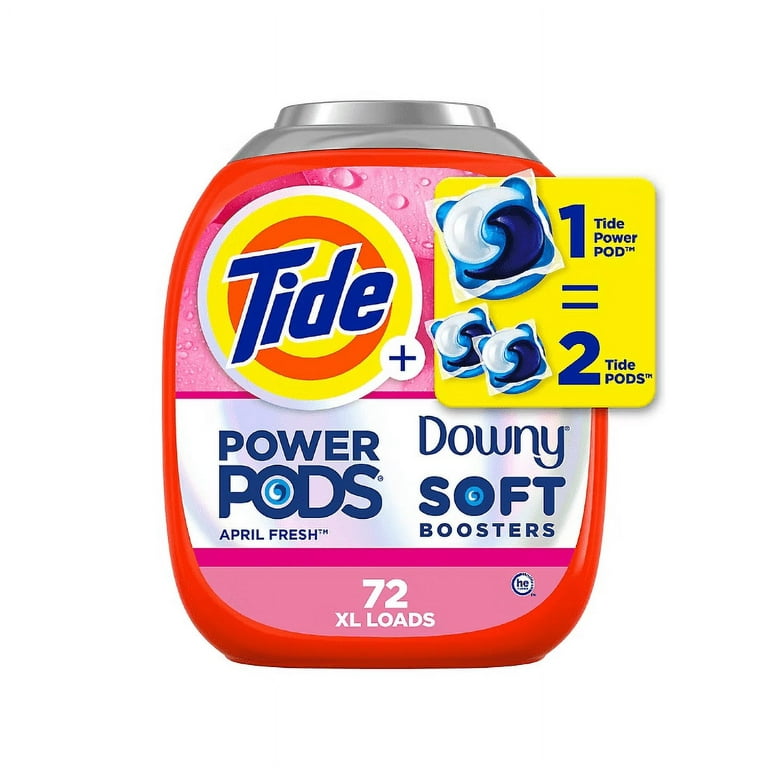 Tide Power PODS with Downy Soft Boosters, Lasting Freshness
