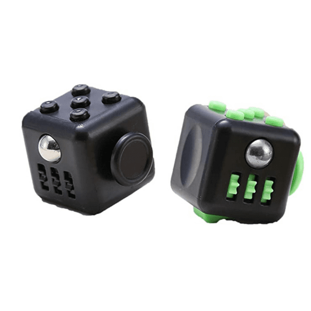 GreenBee Fidget Cube Anti Stress Enfant Adulte - Fidget Toys Objet Anti  Stress Anxiété - Jouet De Decompression avec 6 Module