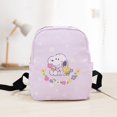 thumbnail image 1 of Miniso Snoopy Charlie Brown Bolso de hombro de lona con estampado de dibujos animados Mochila pequeña Mochila de viaje Mochila de ocio para regalo de cumpleaños, 1 of 5