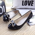 thumbnail image 1 of 2022 otoño nuevos zapatos de mujer moda profesional tacones altos negro boca baja zapatos de trabajo cómodos 34-42 talla grande 37 Gao Jinjia LED, 1 of 2