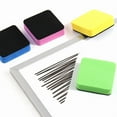 thumbnail image 5 of Janrevotw 15 Magnetic Whiteboard Erasers, Eva Board Erasers, Square Cloth Blackboard Erasers, 5*5*1.5, Suitable For Classrooms, Offices, And Homes, 5 of 7