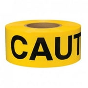 Presco 764-SB3102Y16 2 mil Caution Barricade Tapes, Yellow