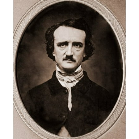 Edgar Allen Poe Benjamin D Maxhan (19th C American) Daguerreotype National Gallery of Art Washington DC Canvas Art - Benjamin D Maxhan (24 x 36)