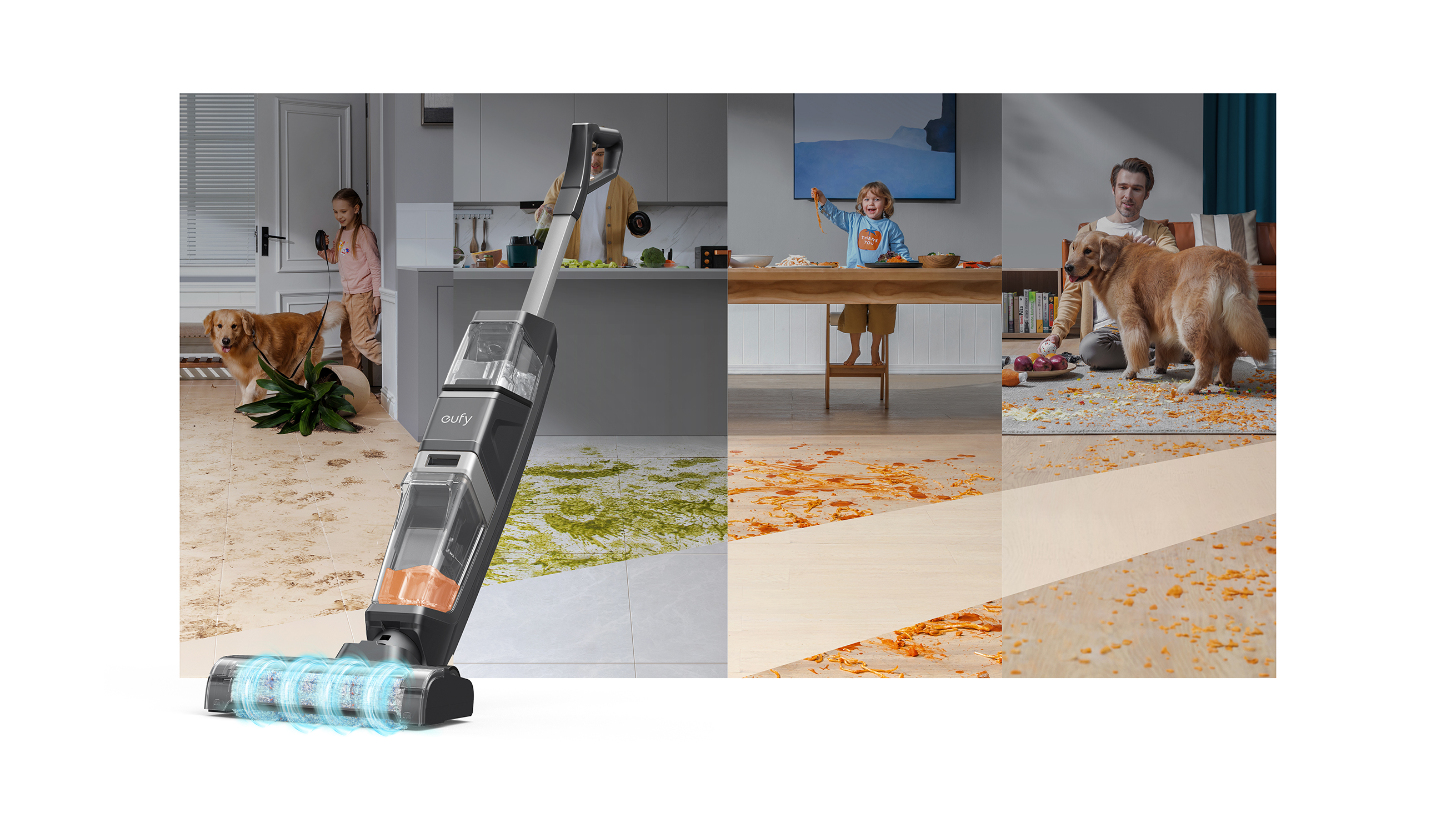 eufy Clean WetVac WR21 Cordless Wet Dry Vacuum and Mop for Hardwood Floors and Carpet - image 4 of 15