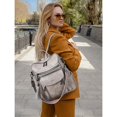 thumbnail image 2 of Mochila Shrie Fashion de piel para mujer, color negro, 2 of 6