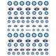 thumbnail image 4 of Evil Eye Nail Art Stickers Decals 4 Sheets Self-Adhesive Turkish Blue Eye Hand Eye of Fatima, 4 of 5