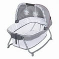thumbnail image 3 of Baby Trend Nursery Den Playard With Rocking Cradle, Daisy Pink, 3 of 14