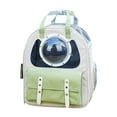 thumbnail image 1 of Bolsa de transporte de mascotas de mochila para gatos para perros pequeños medianos gatos gatos transportista de viajes de senderismo mochila cápsula Verde, 1 of 8