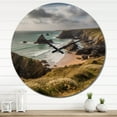 thumbnail image 2 of Designart "Expansive Coastal Views V" Coastal Oversized Wall Clock, 2 of 5