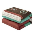 thumbnail image 4 of 7-Pieces Aulani Western Brown and Teal Comforter Set Southwest Bedding King Size, 4 of 7