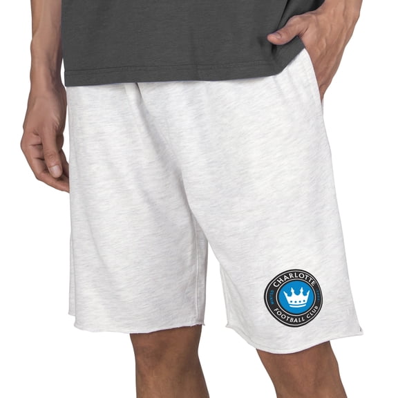 Men's Concepts Sport Oatmeal Charlotte FC Mainstream Terry Shorts