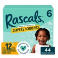 thumbnail image 1 of Rascals Premium Absorbent Baby Diapers, Size 6, Small Carton, 44 Count, 1 of 9