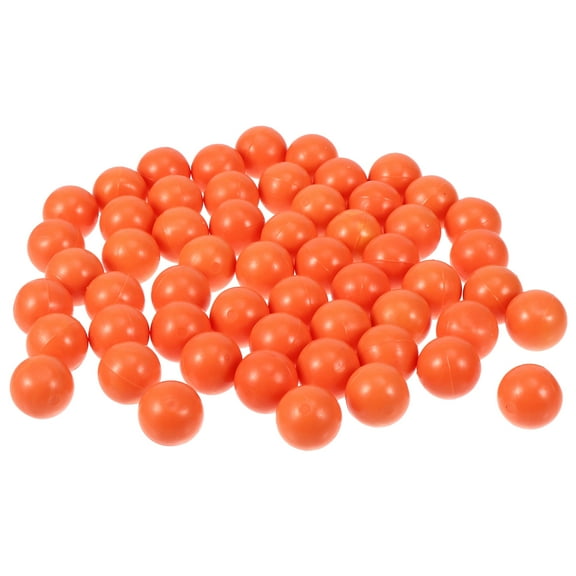Unbranded 100 Pieces Inflatable Orange Counting Balls for Probability Learning and Educational Fun